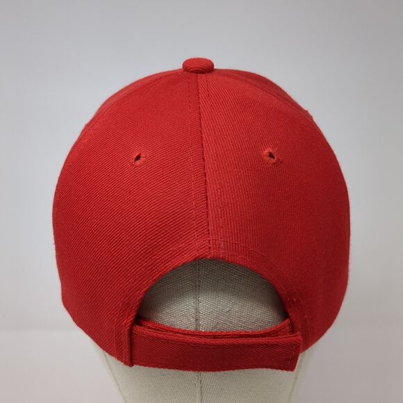 Women For Trump Strapback Hat Red One Size Adjustable Embroidered Vented Holes - Picture 5 of 8